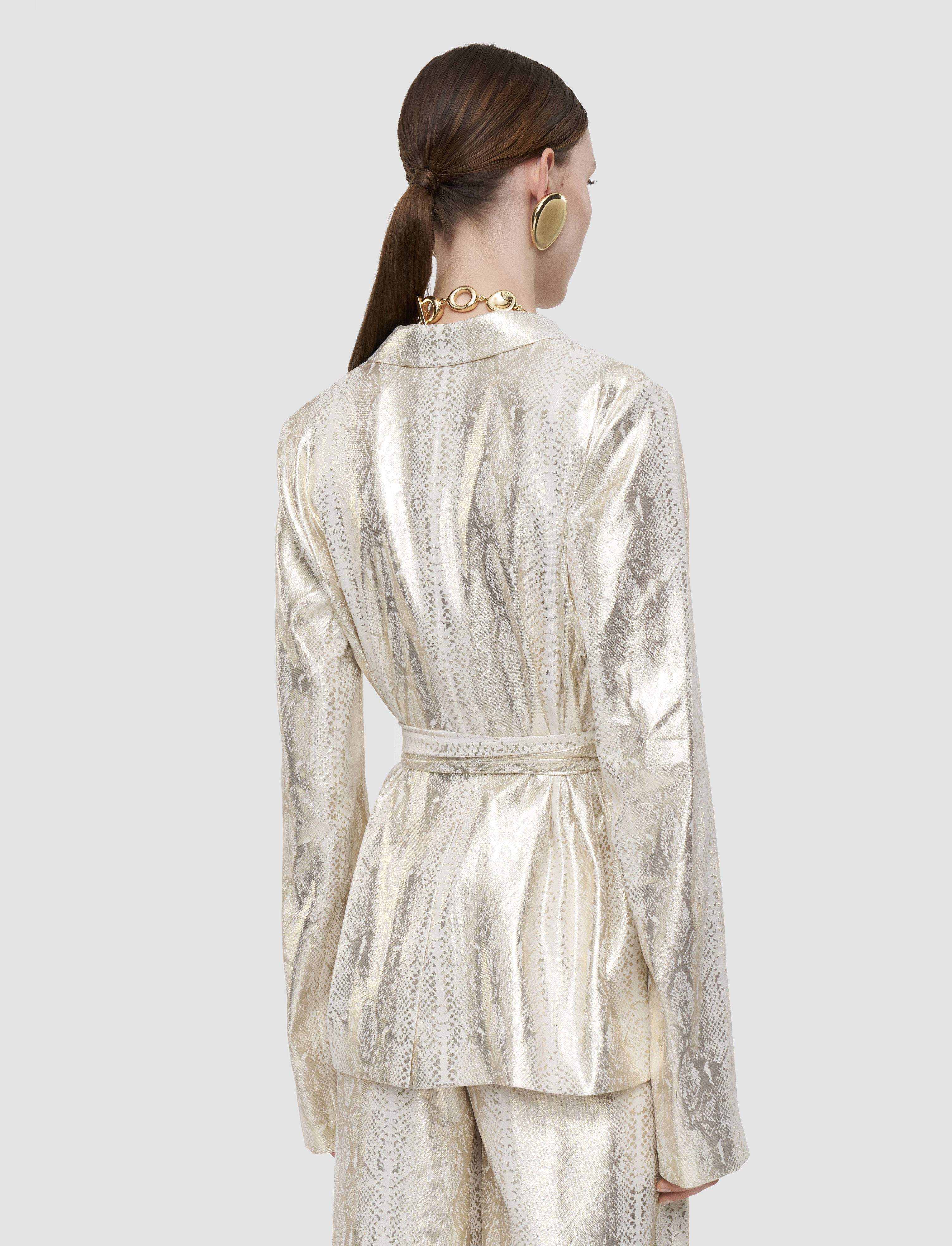 gold-asher-silk-snake-lame-jacket-JOSEPH