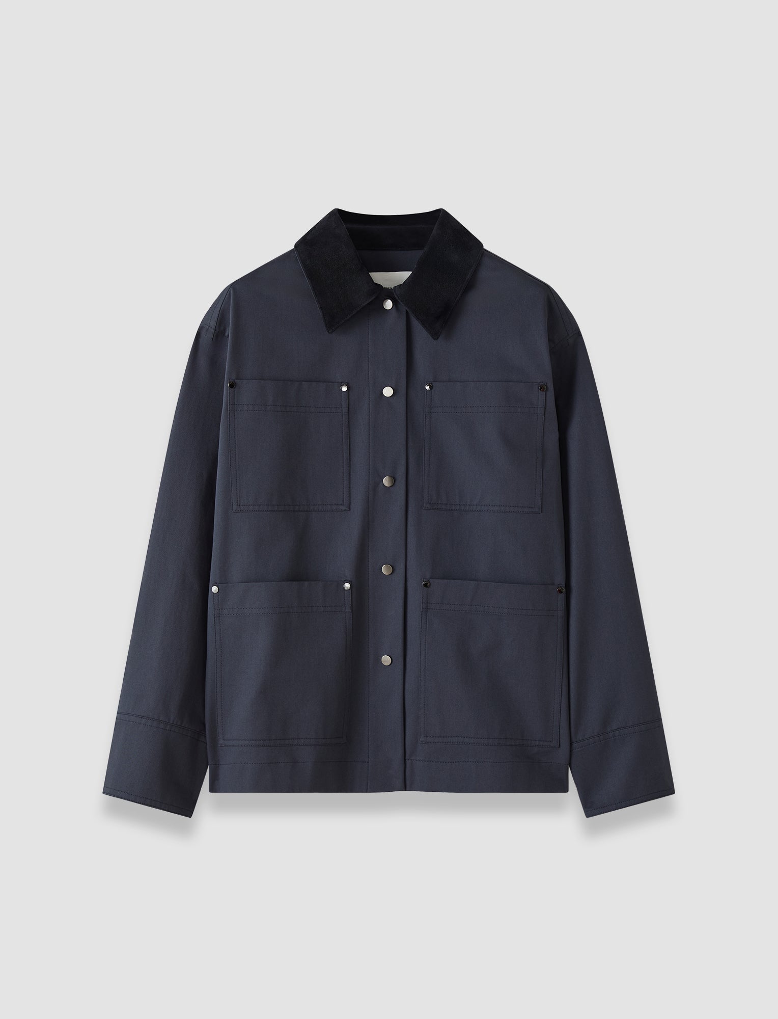 blue-athos-cotton-jacket-JOSEPH