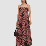 Multicolour Banna Satin Twill Strapless Dress - Joseph