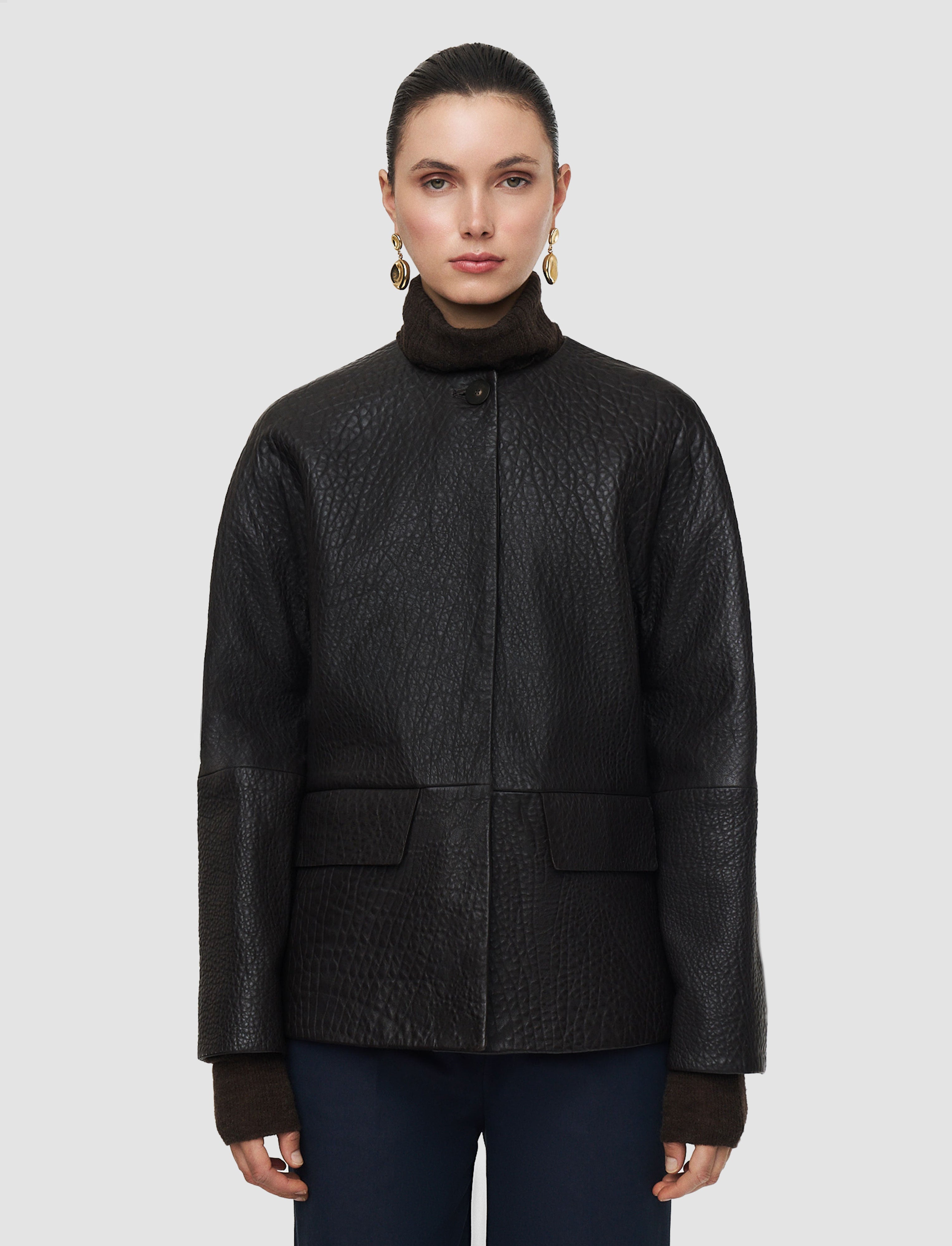brown-barbs-pebble-leather-jacket-JOSEPH