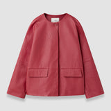 Barbs Pebble Leather Jacket