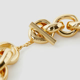 Gold Bean Link Necklace - Joseph