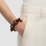 Bean Link Resin Bracelet