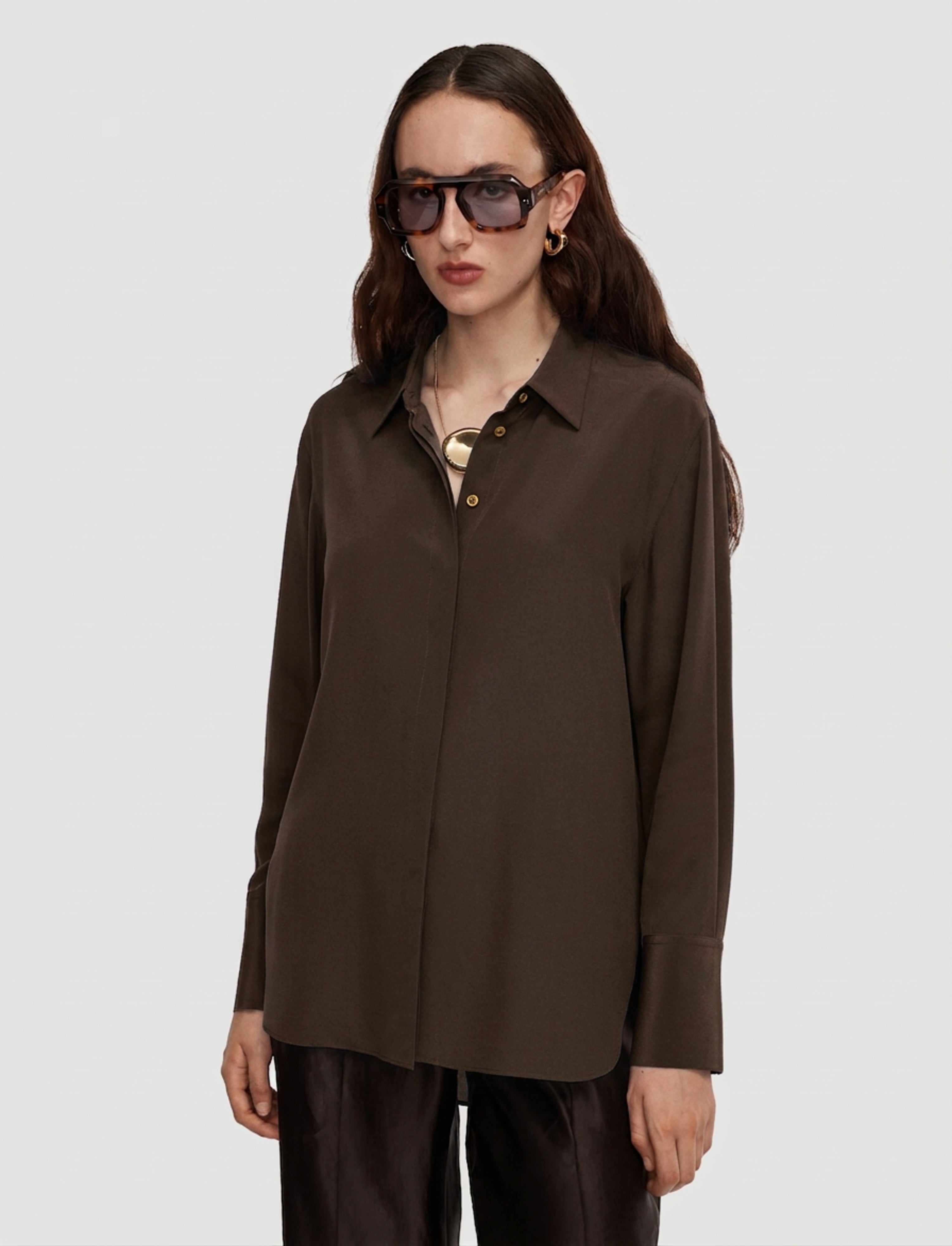 brown-bold-crepe-de-soie-silk-blouse-JOSEPH