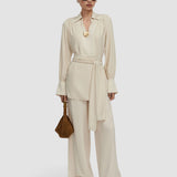 Blouse Bou en crêpe 