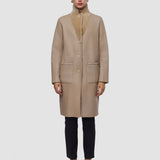 Britanny Reversible Soft Shearling Coat