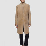 Britanny Reversible Soft Shearling Coat