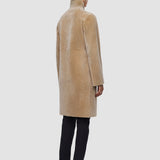 Britanny Reversible Soft Shearling Coat