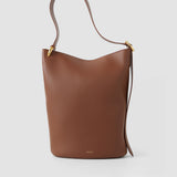Brown Bucket Leather Bag - Joseph
