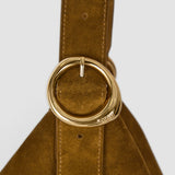 Brown Bucket Suede Bag - Joseph