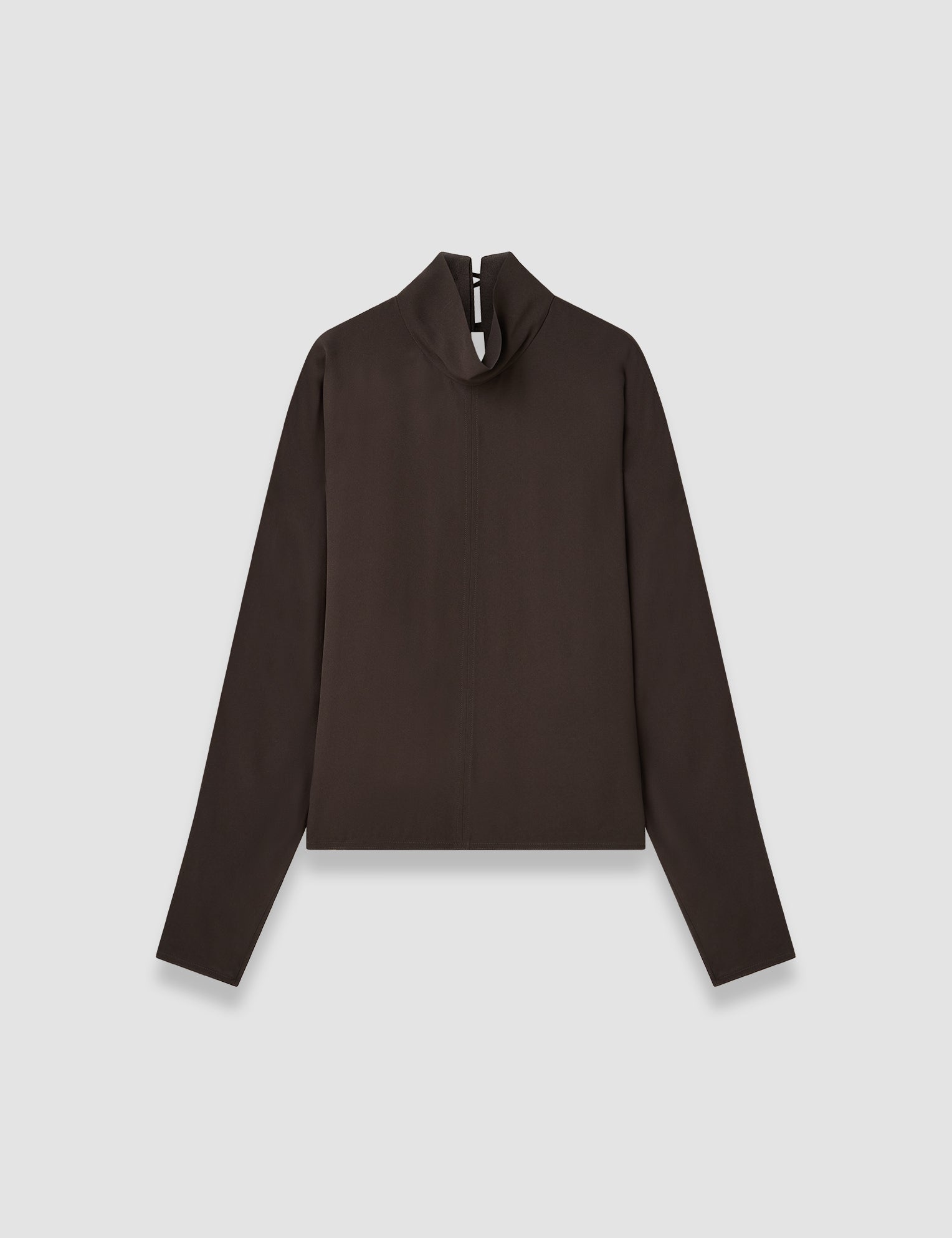 Brown Buick Crepe Blouse - Joseph