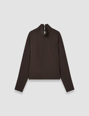 Brown Buick Crepe Blouse - Joseph