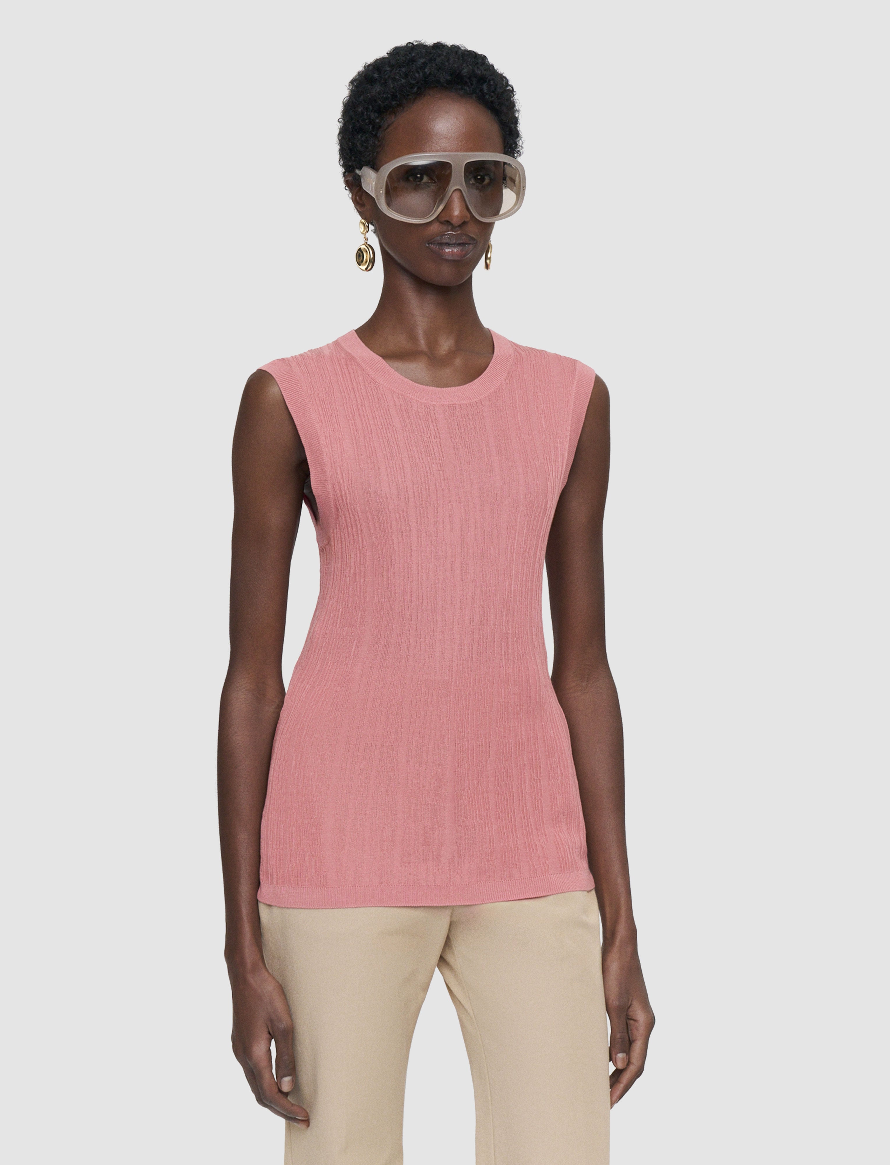rose-debardeur-calife-en-cote-coton-soie-JOSEPH
