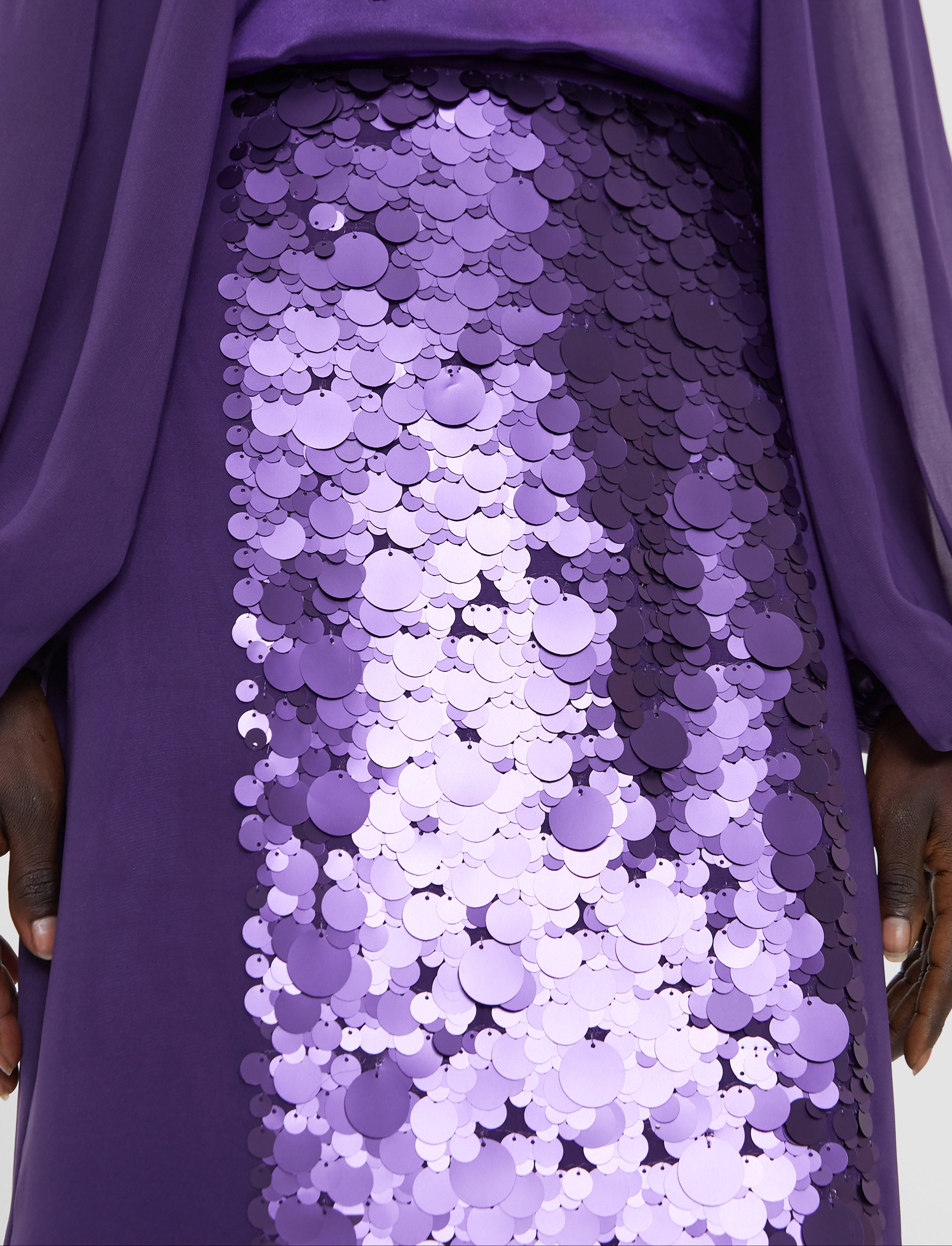 purple-cambo-chiffon-sequin-skirt-JOSEPH