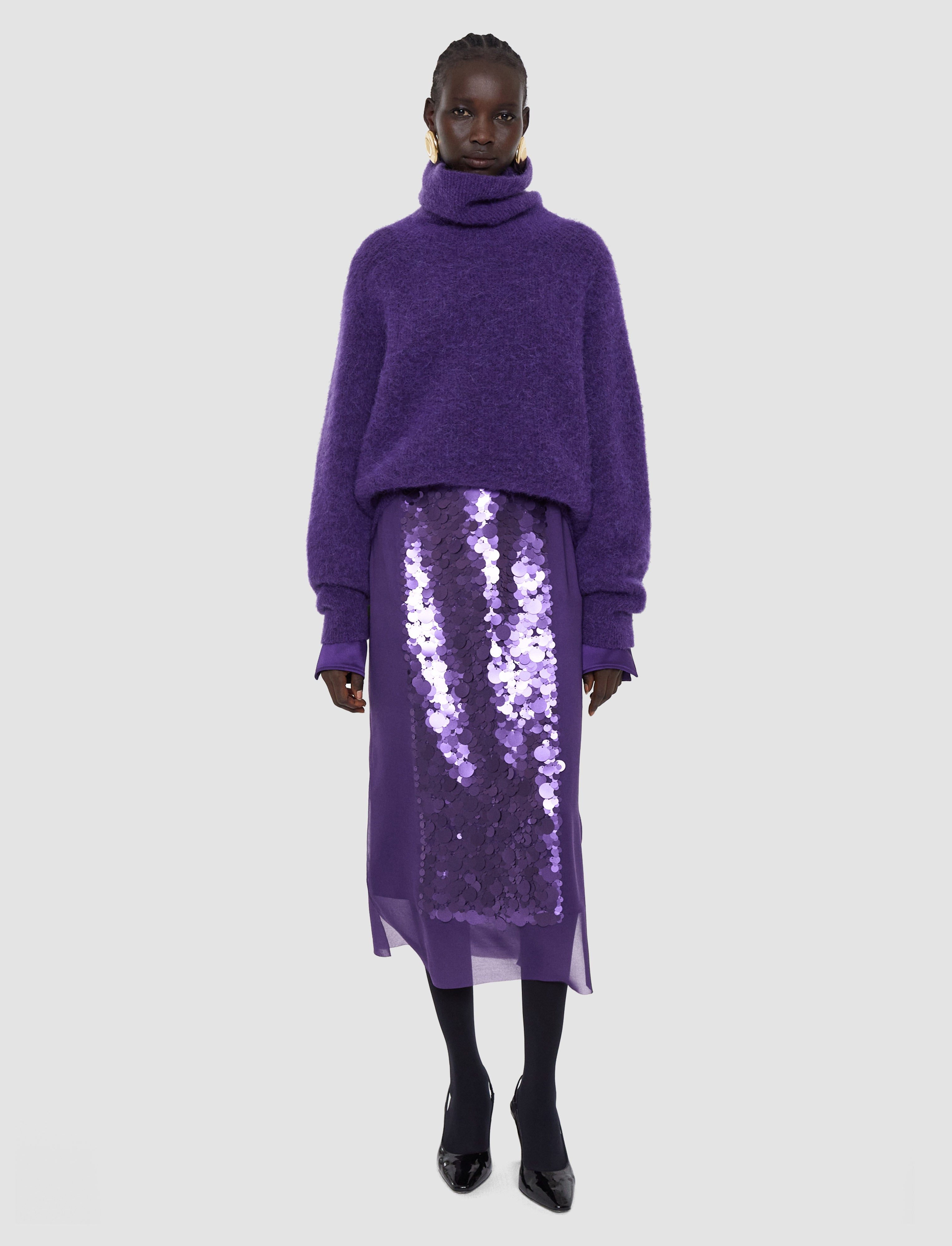 purple-cambo-chiffon-sequin-skirt-JOSEPH