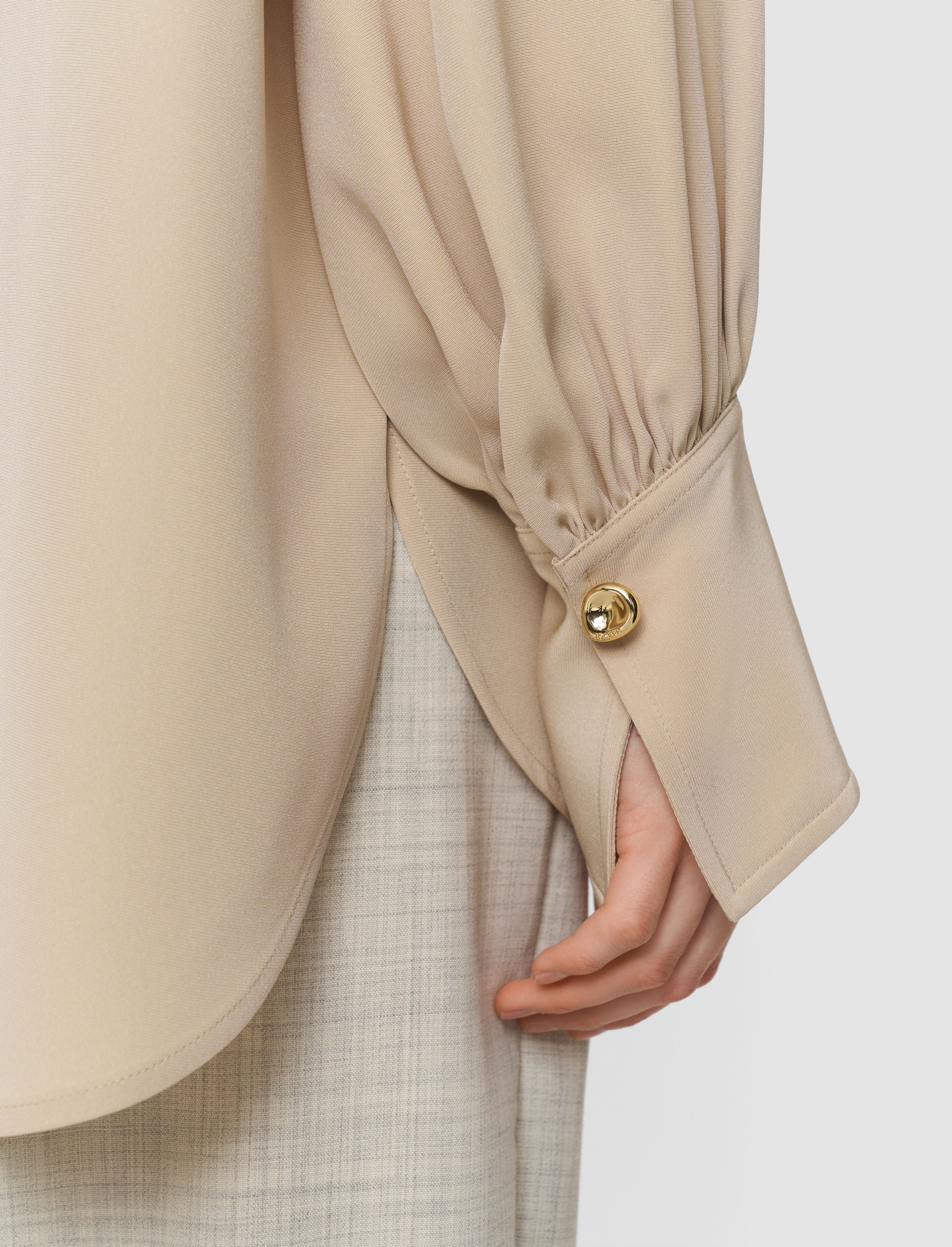 beige-chemisier-camilia-en-satin-twill-JOSEPH