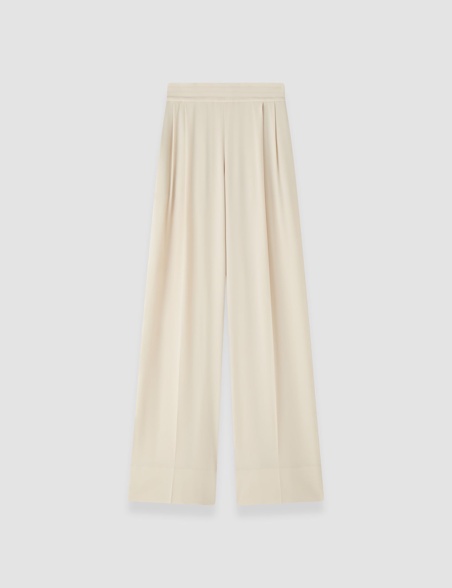 Beige Cara Crepe Trousers - Joseph