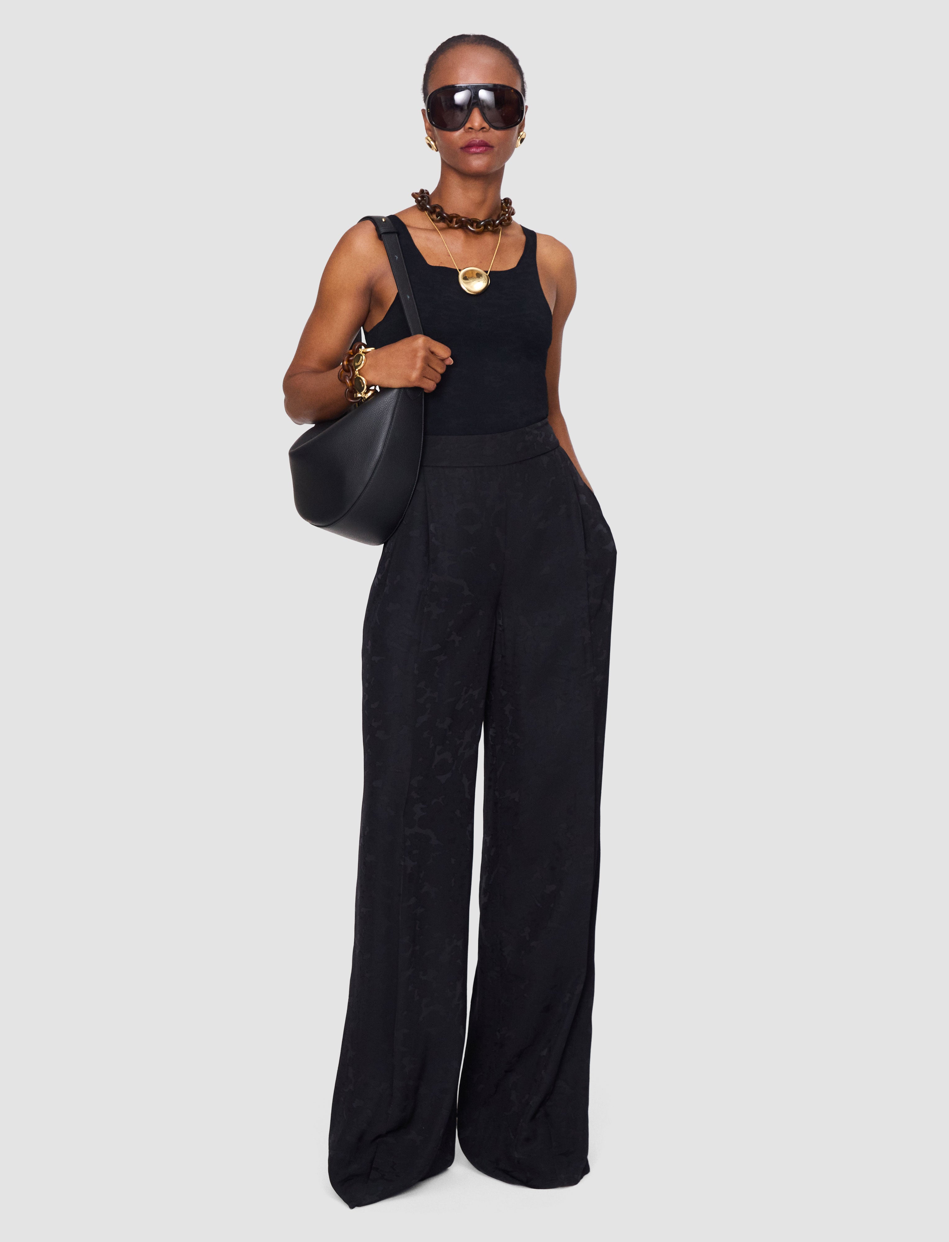 black-cara-jacquard-trousers-JOSEPH