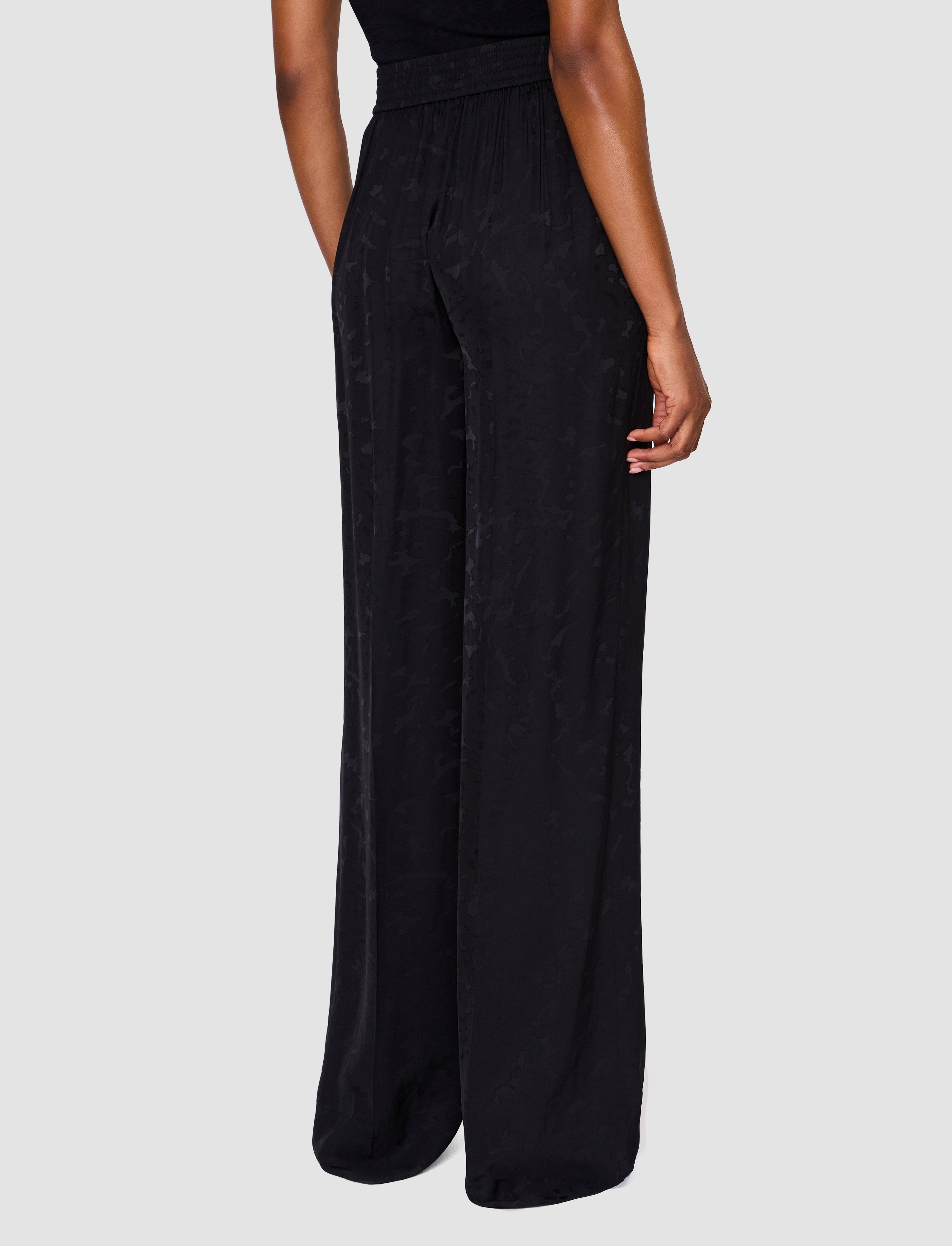 black-cara-jacquard-trousers-JOSEPH