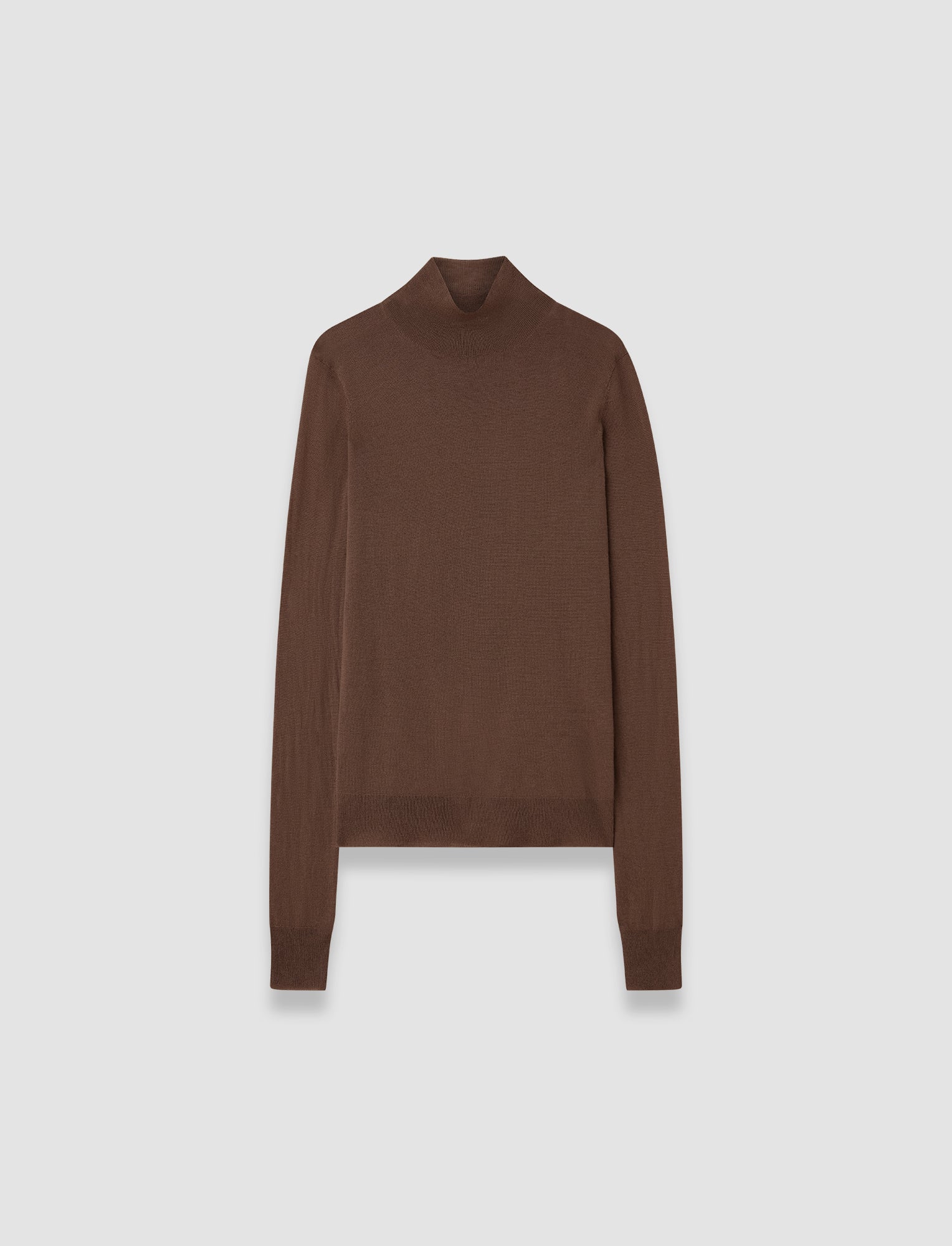 marron-pull-col-montant-en-cashair-JOSEPH