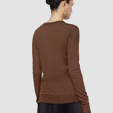 Pull col rond en cashair 