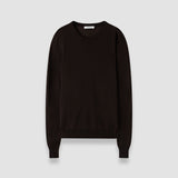 Brown Cashair Round Neck Jumper - Joseph
