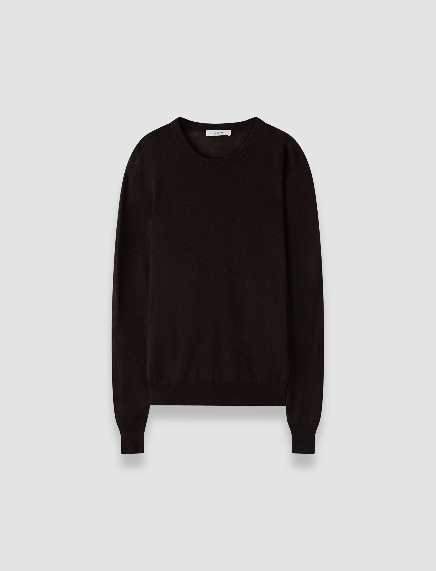 marron-pull-col-rond-en-cashair-JOSEPH