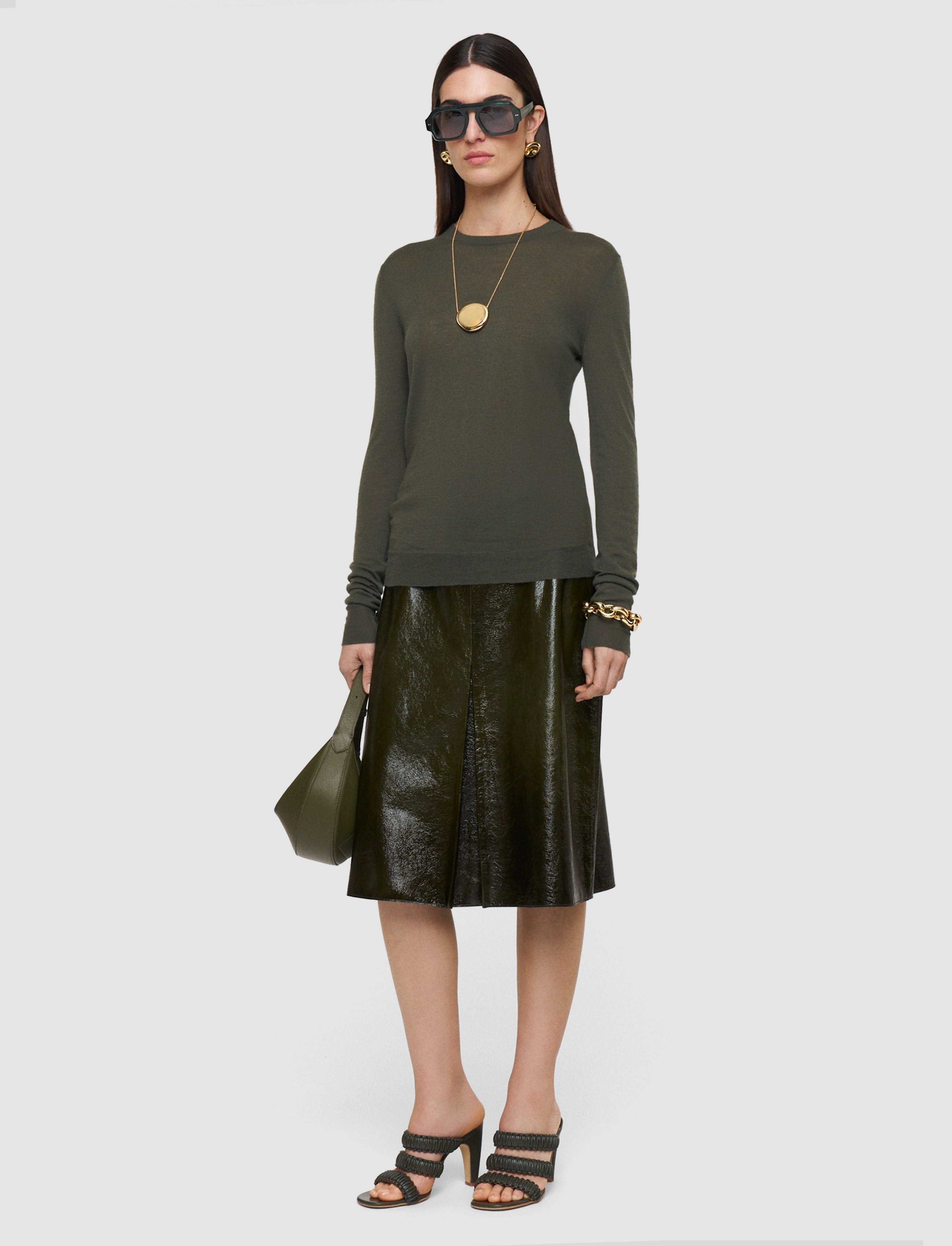 vert-pull-col-rond-en-cashair-JOSEPH