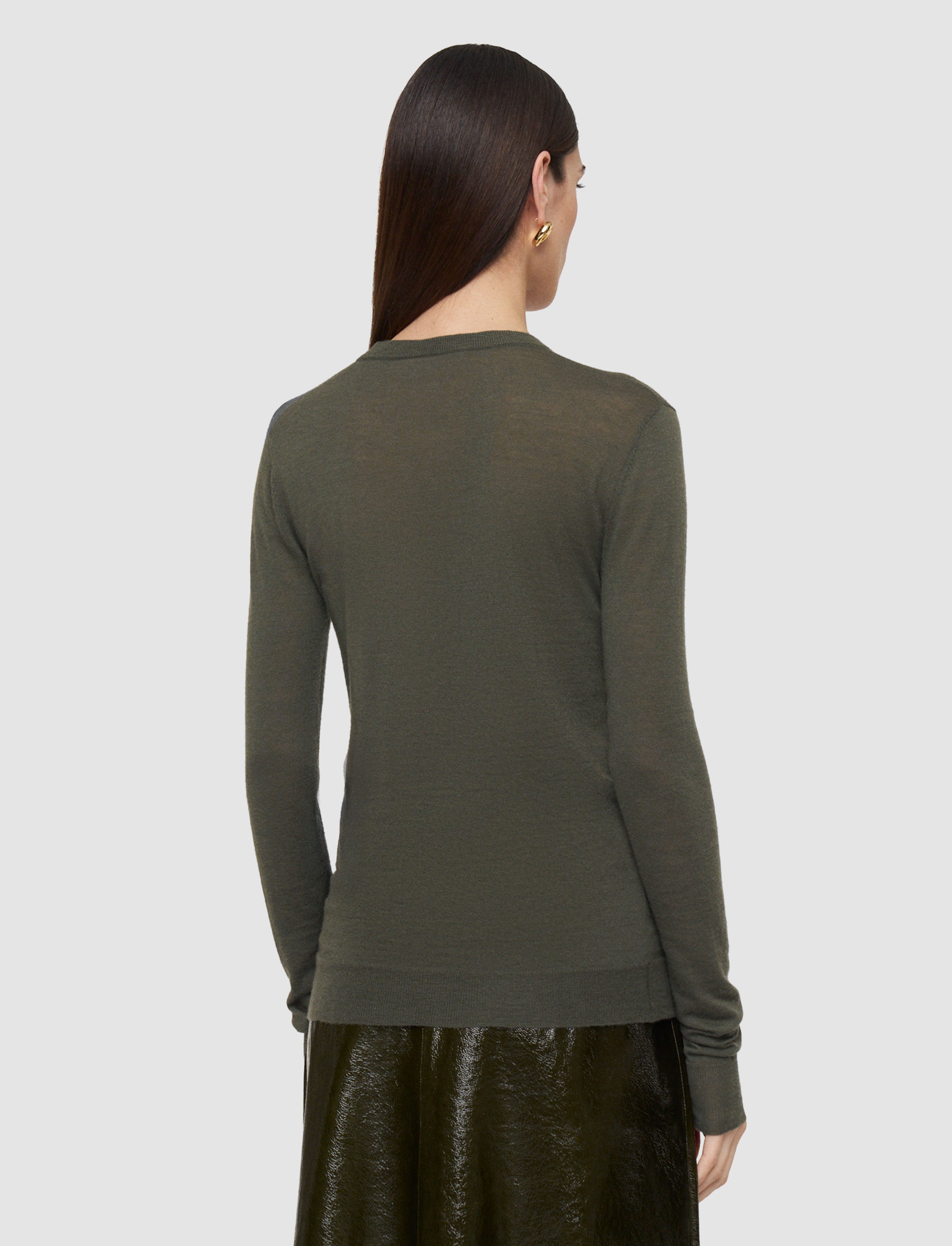 vert-pull-col-rond-en-cashair-JOSEPH