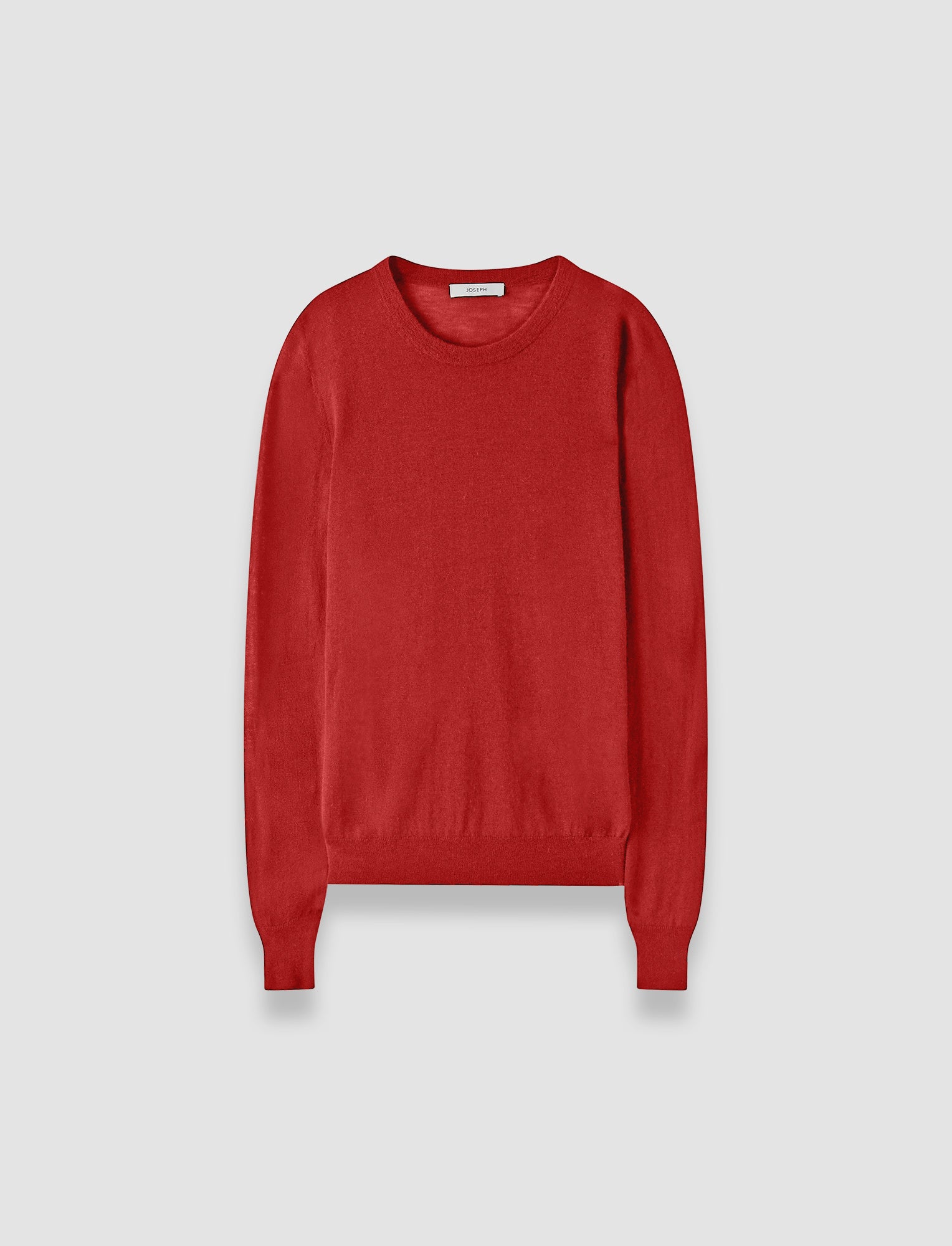 rouge-pull-col-rond-en-cashair-JOSEPH