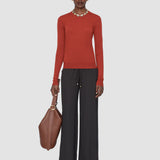 Red Cashair Round Neck Jumper - Joseph