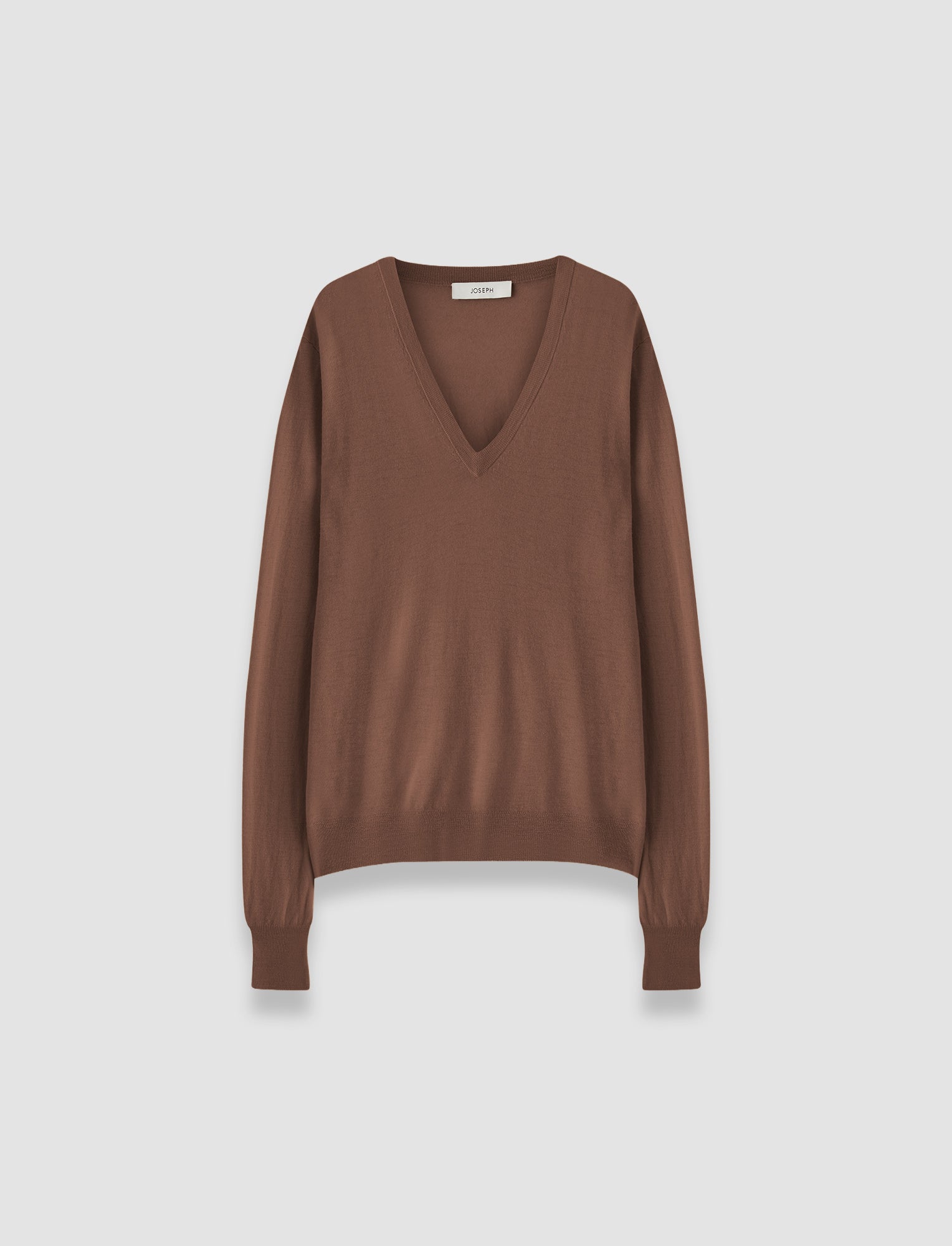 marron-pull-col-v-en-cashair-JOSEPH