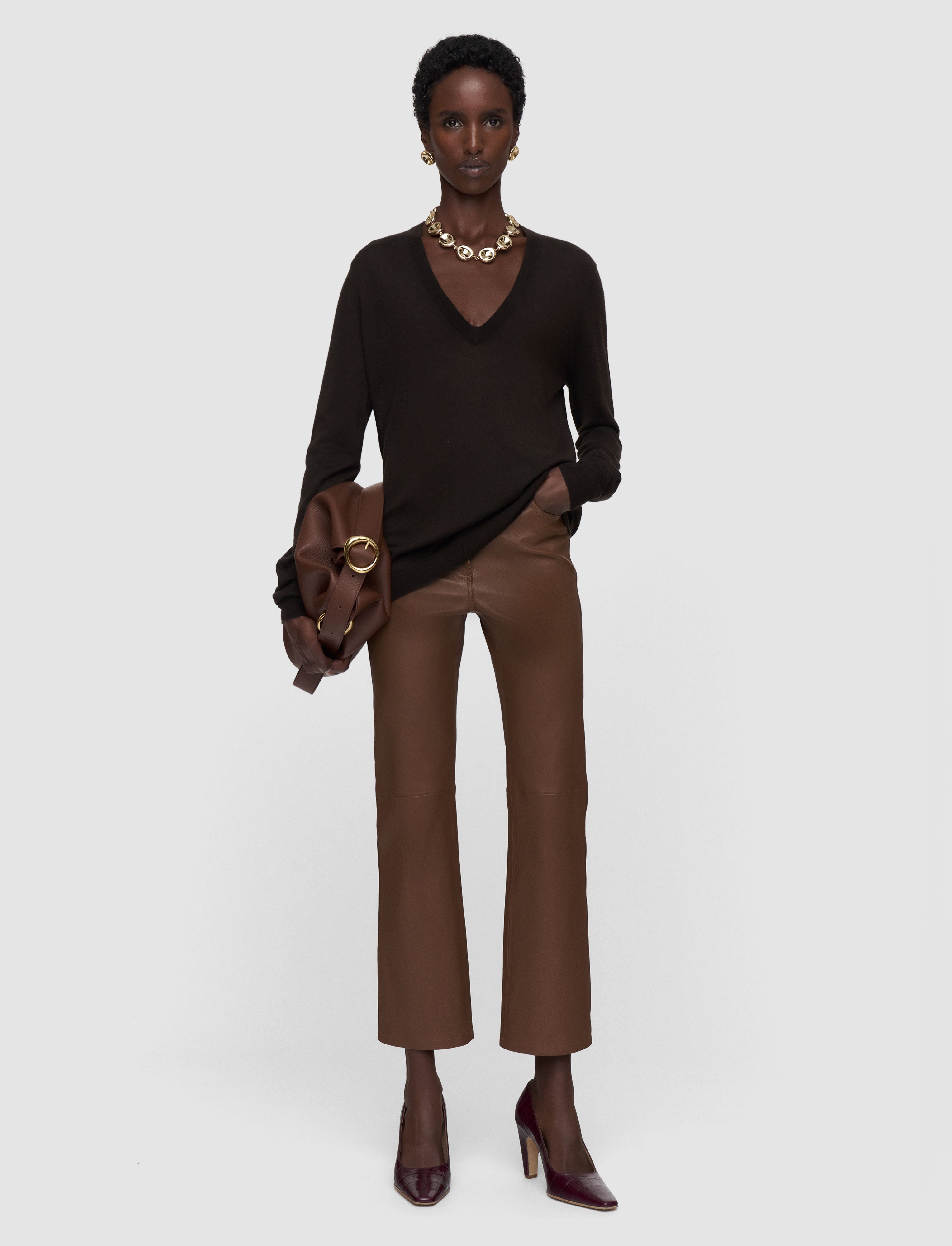 marron-pull-col-v-en-cashair-JOSEPH