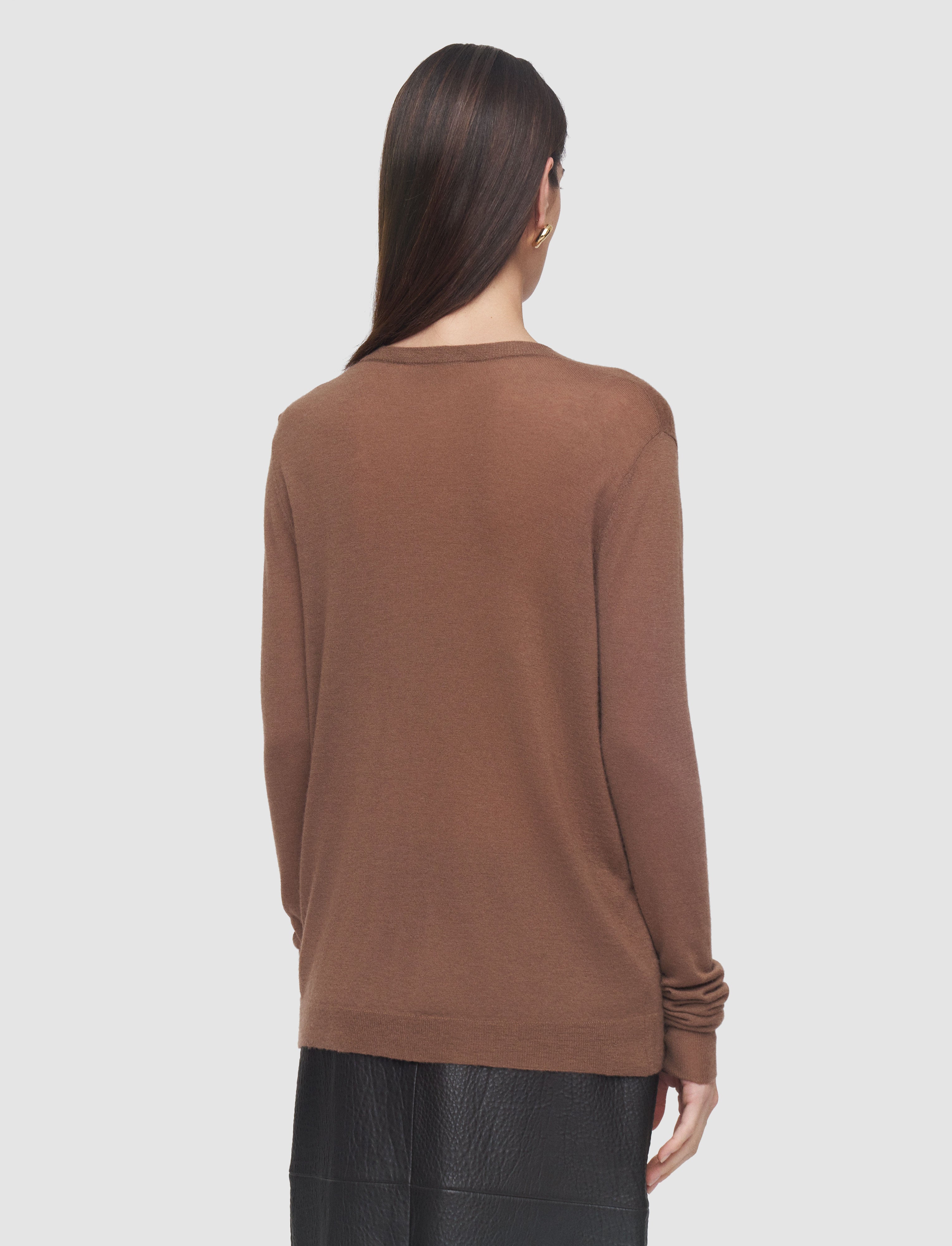 marron-pull-col-v-en-cashair-JOSEPH