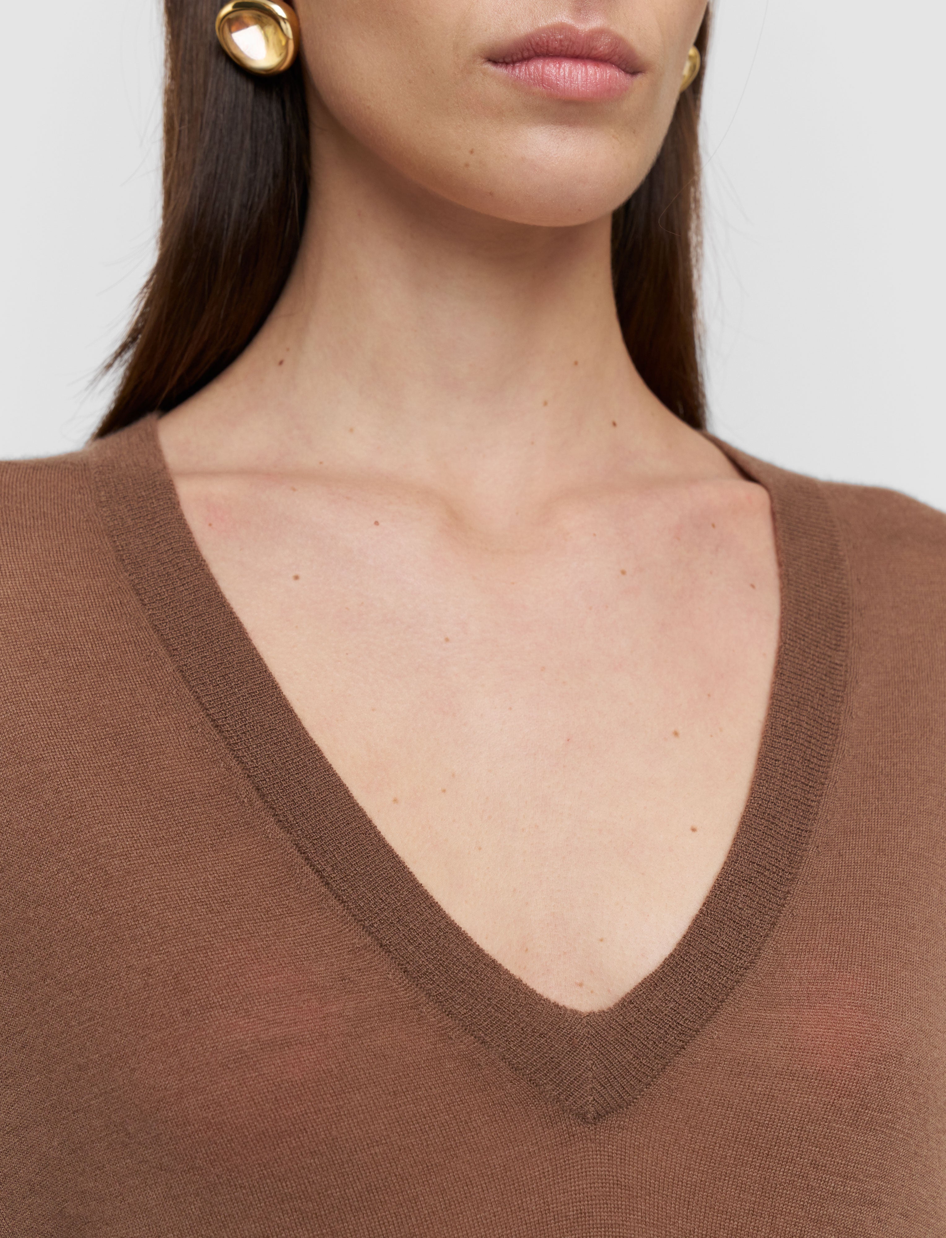 marron-pull-col-v-en-cashair-JOSEPH