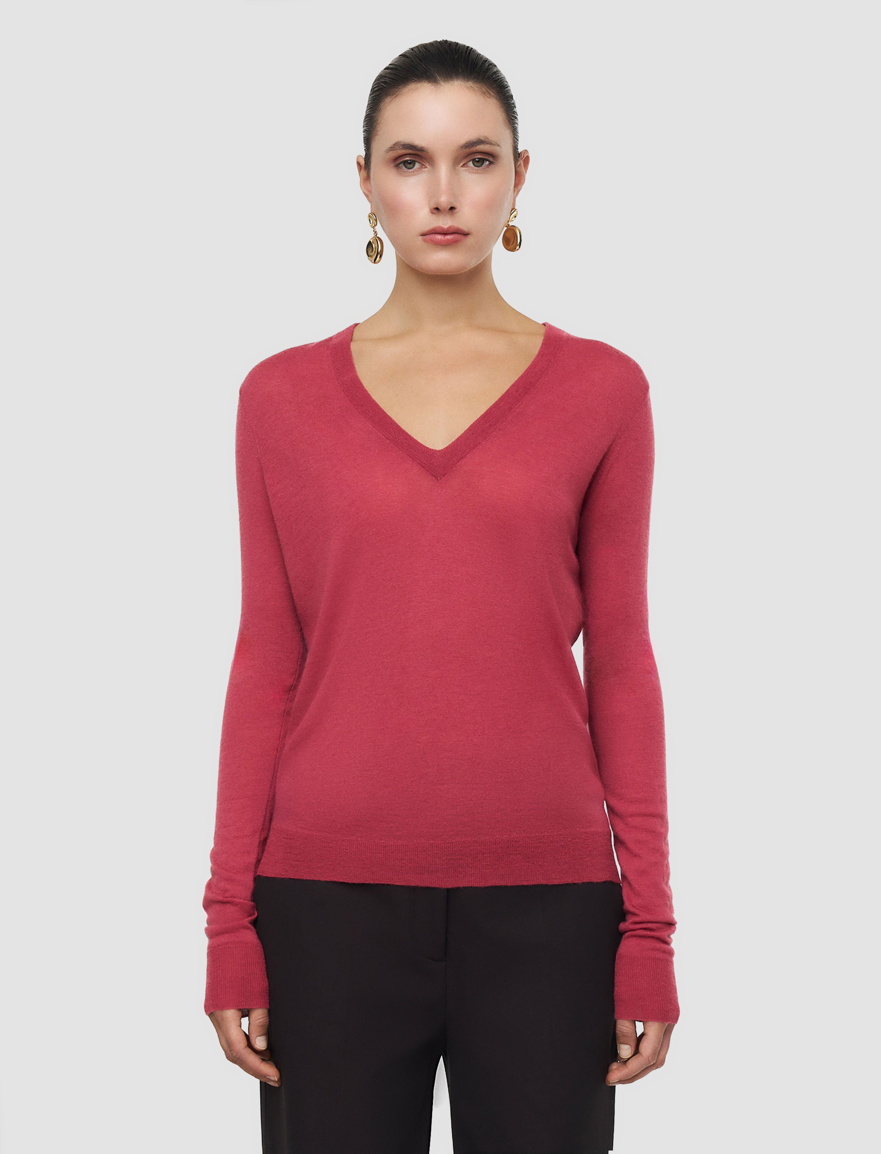 pink-cashair-v-neck-jumper-JOSEPH