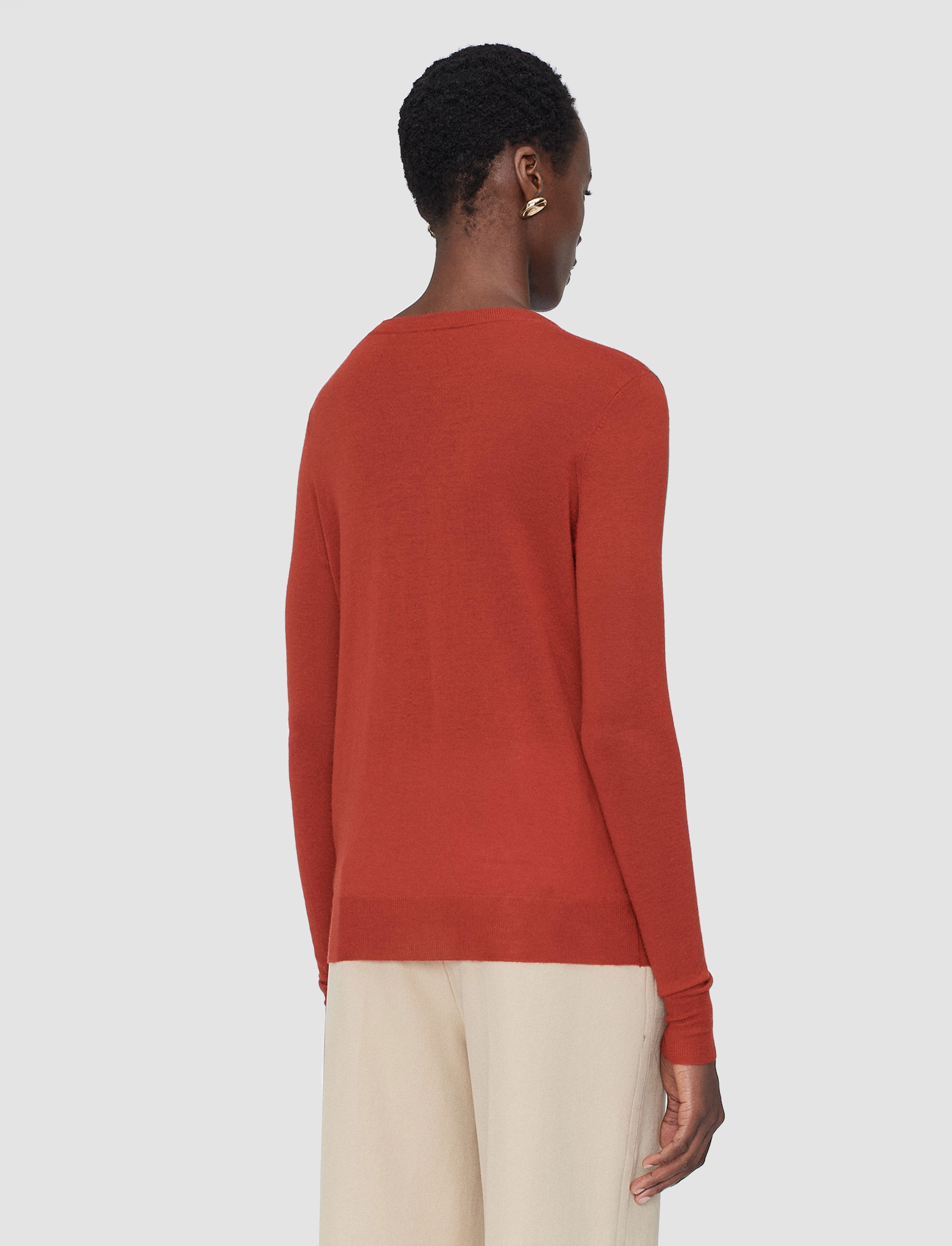 red-cashair-v-neck-jumper-JOSEPH