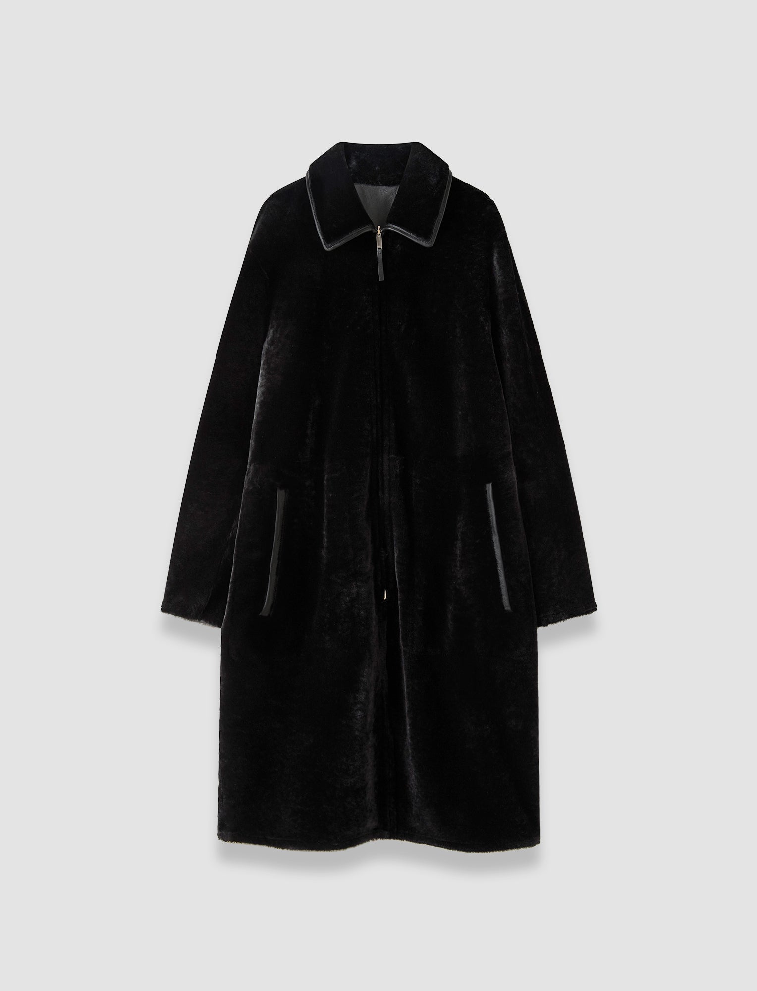black-caspian-soft-shearling-reversible-coat-JOSEPH