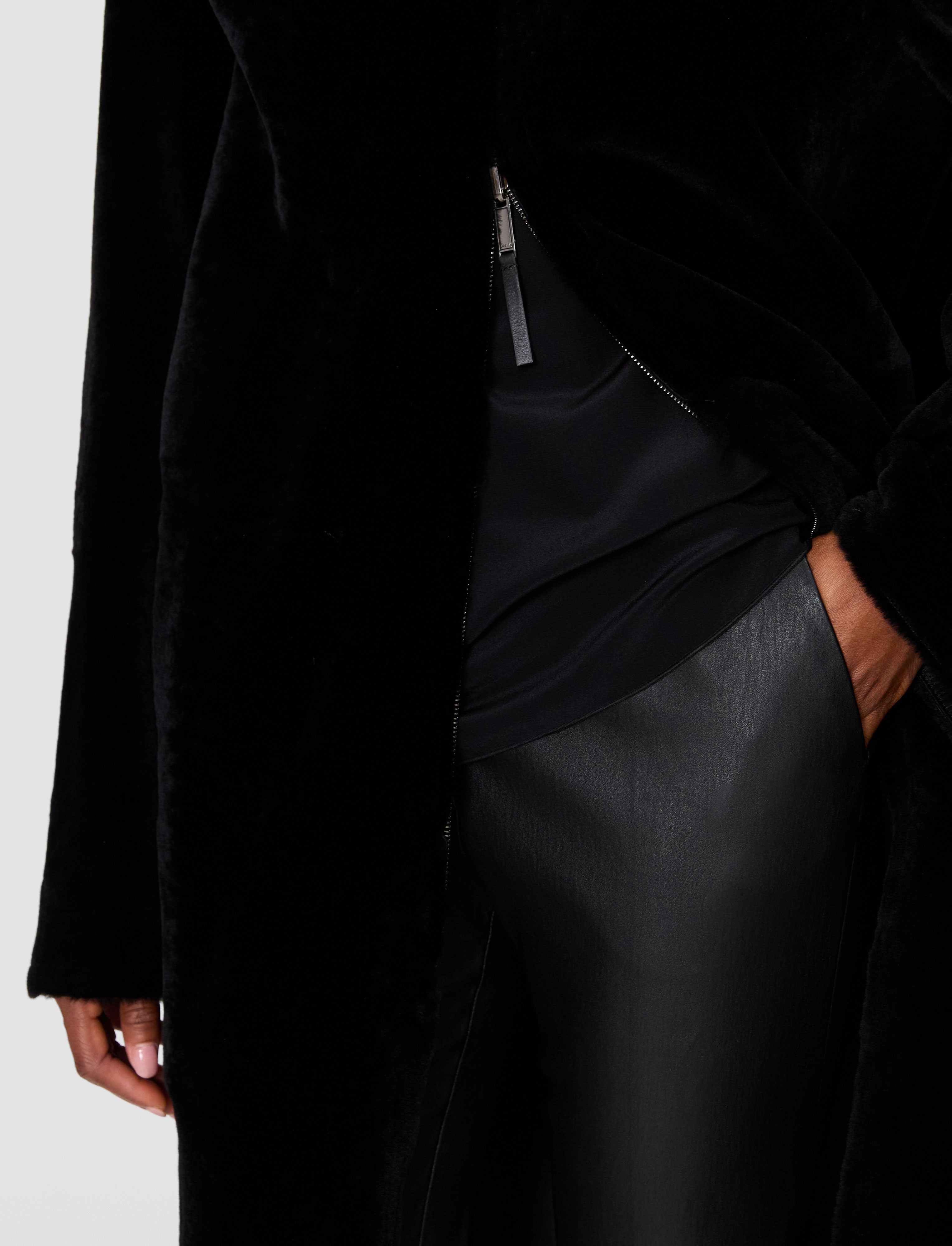 black-caspian-soft-shearling-reversible-coat-JOSEPH