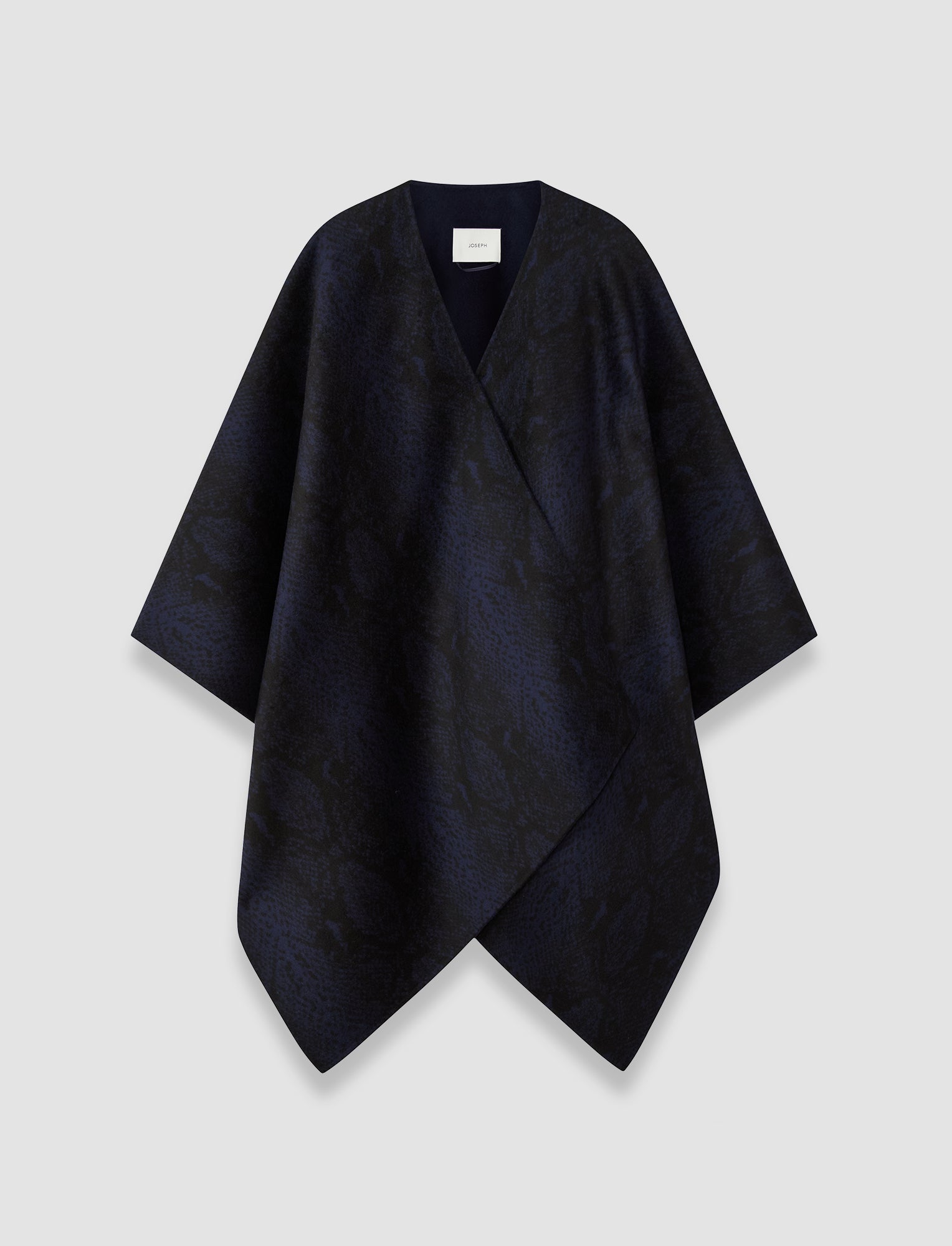 bleu-cape-cassidy-a-double-face-en-jacquard-serpent-JOSEPH