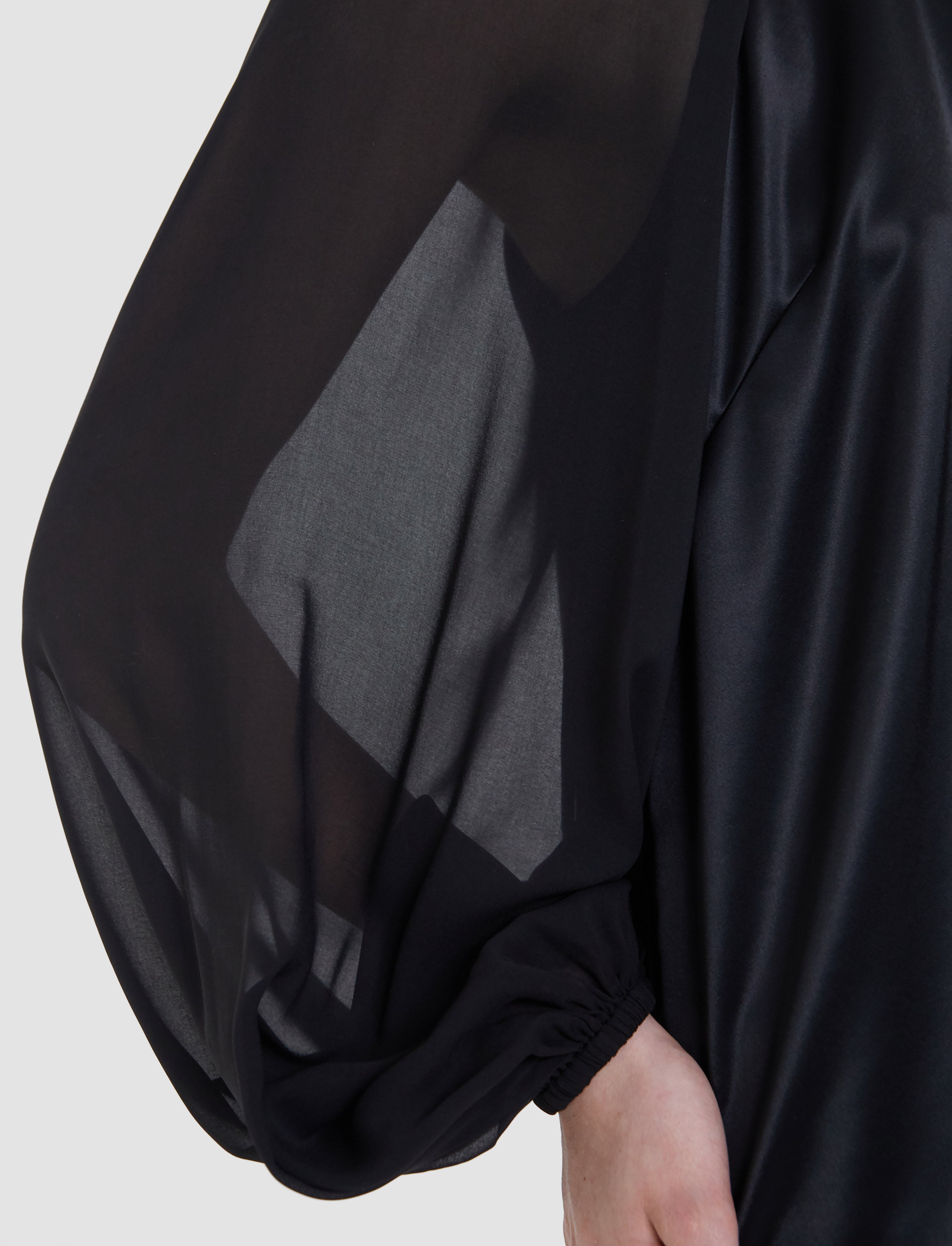 black-cave-double-satin-blouse-JOSEPH