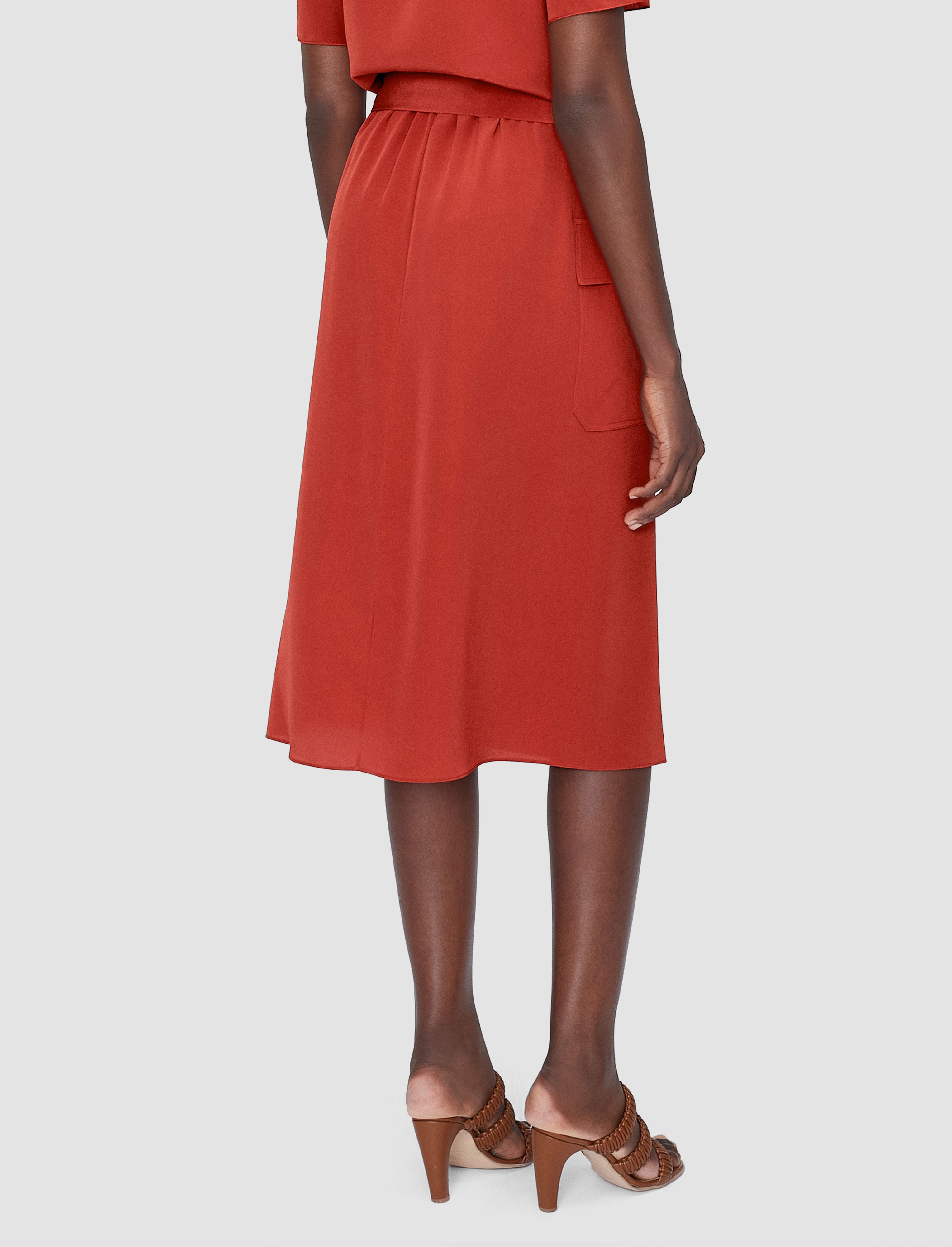 red-charai-crepe-de-soie-silk-skirt-JOSEPH
