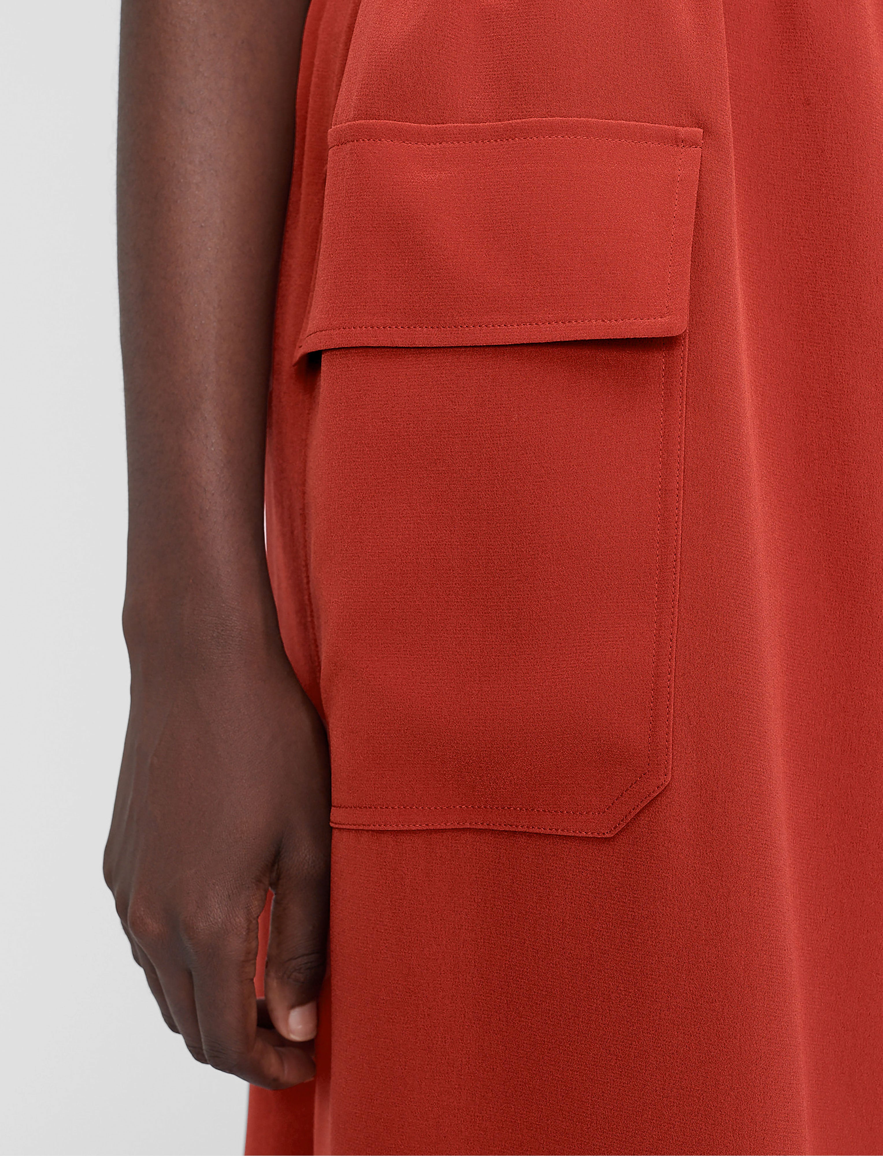 red-charai-crepe-de-soie-silk-skirt-JOSEPH
