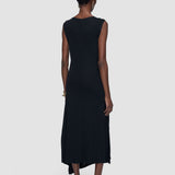 Black Cheikh Fluid Jersey Dress - Joseph
