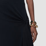 Black Cheikh Fluid Jersey Dress - Joseph