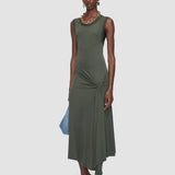 Green Cheikh Fluid Jersey Dress - Joseph