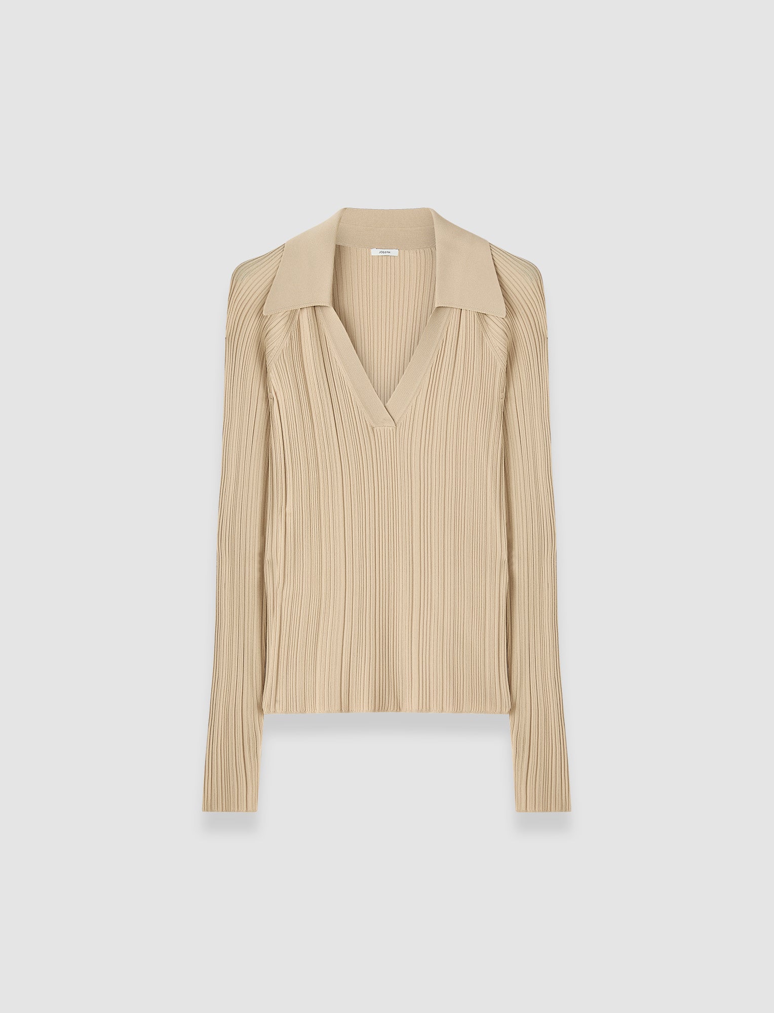 beige-chelia-plisse-knit-top-JOSEPH