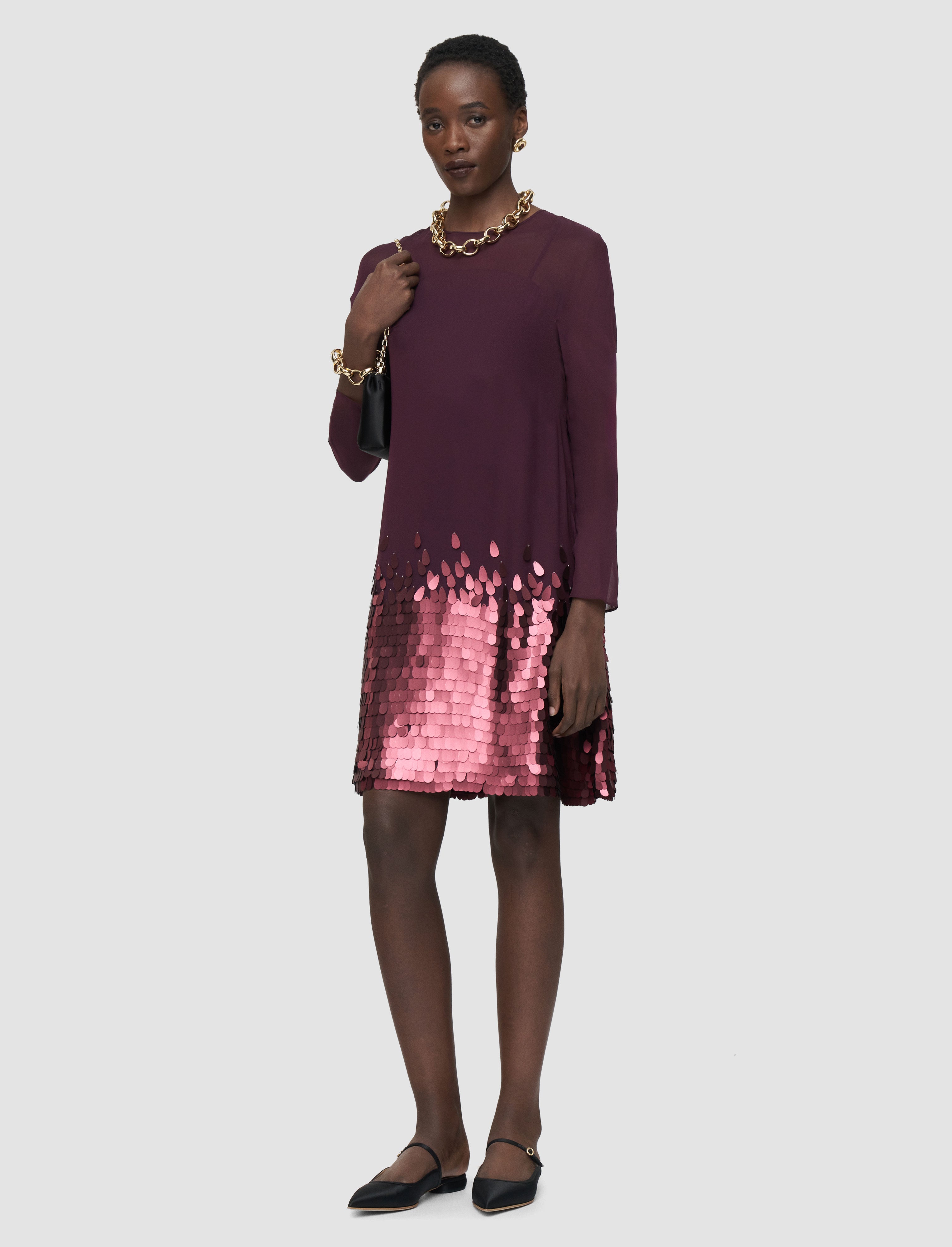 violet-robe-cheryl-chiffon-a-sequins-JOSEPH