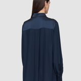 Blue Childs Silk Satin Blouse - Joseph