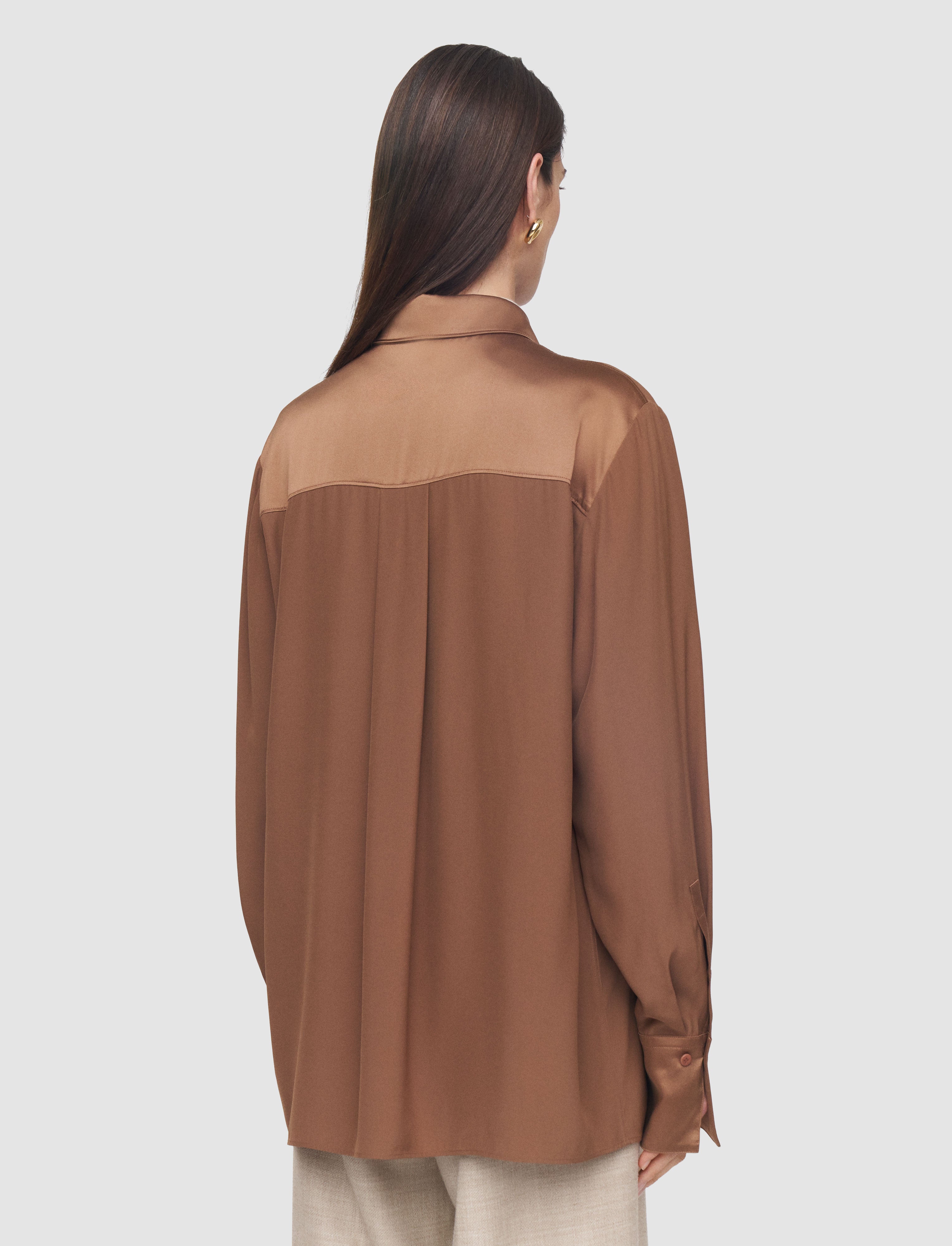 brown-childs-silk-satin-blouse-JOSEPH